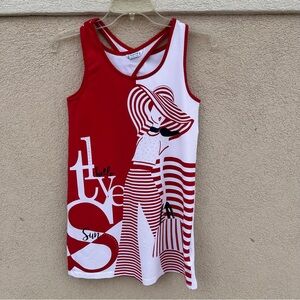 Girls Mayoral Striped Summer Fashion Tank Dress
